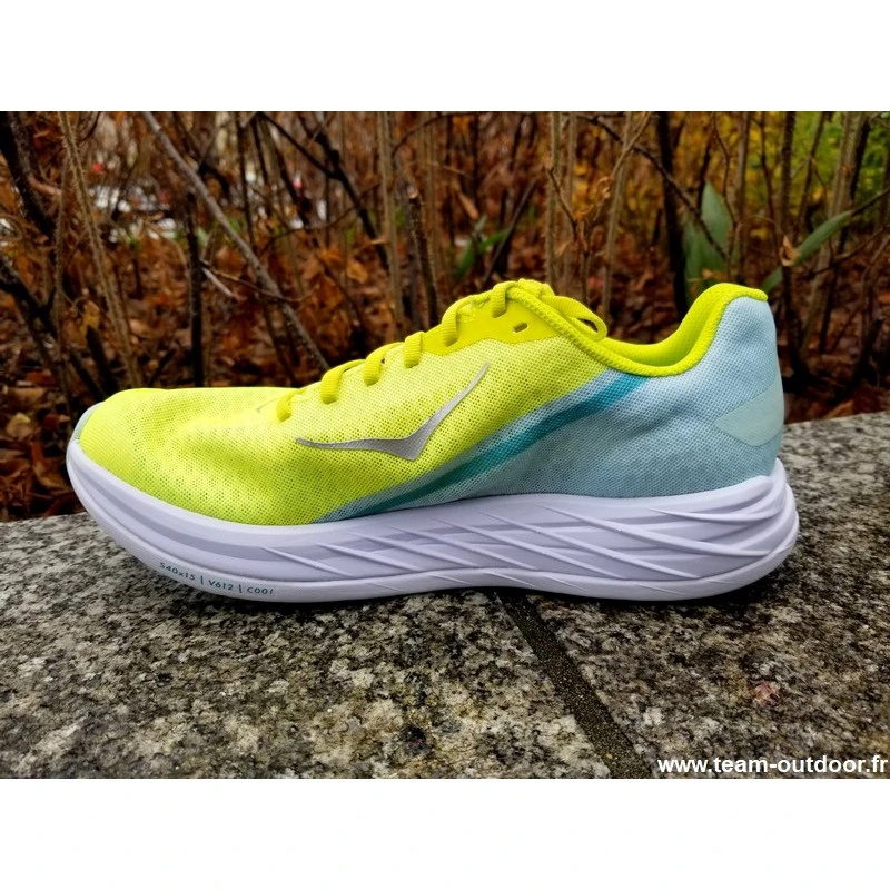HOKA Rocket X Homme Blue Glass / Evening Primrose 4 HOKA Rocket X Homme Blue Glass / Evening Primrose – Image 4