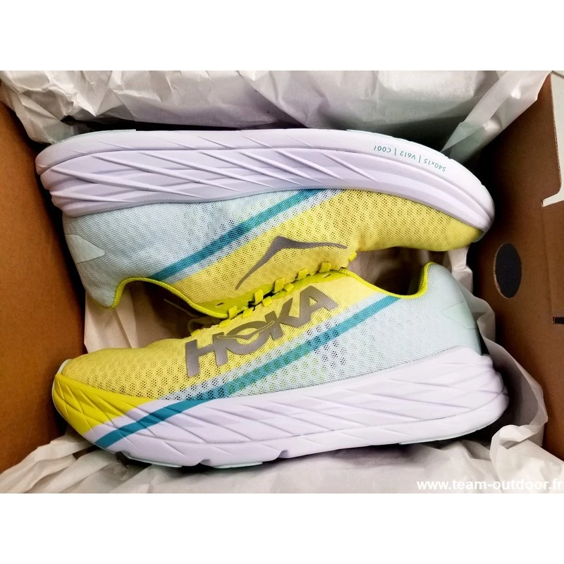 HOKA Rocket X Homme Blue Glass / Evening Primrose 8 HOKA Rocket X Homme Blue Glass / Evening Primrose – Image 8