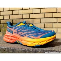 Hoka Soldes Magasin 36 HOKA Speedgoat 5 Femme Blue Coral / Camellia