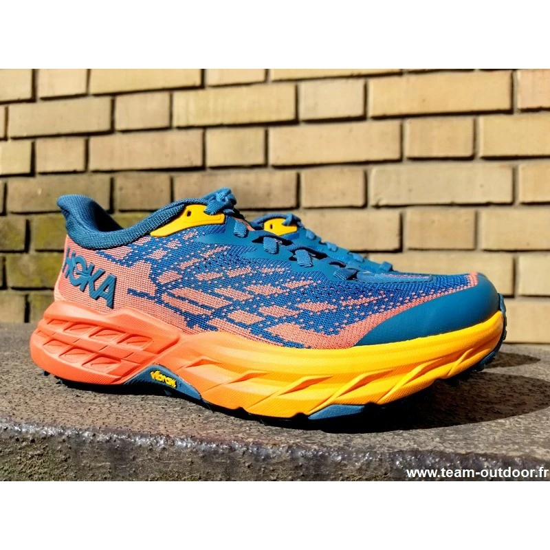 HOKA Speedgoat 5 Femme Blue Coral / Camellia 1 HOKA Speedgoat 5 Femme Blue Coral / Camellia