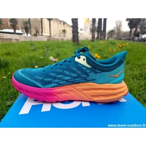 HOKA Speedgoat 5 Femme Deep Lake / Ceramic – Image 4