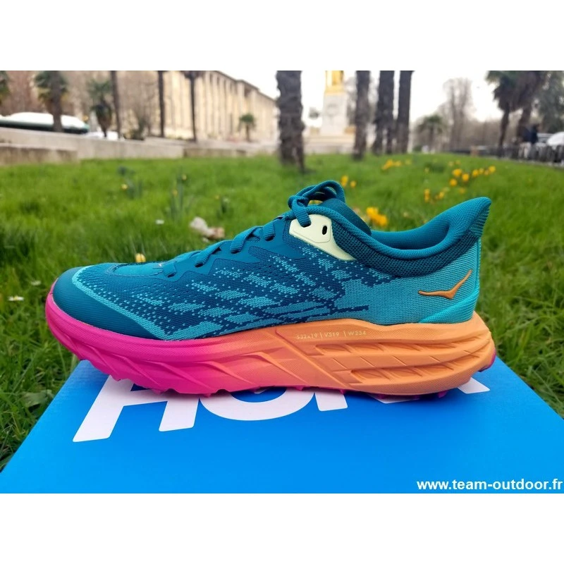 HOKA Speedgoat 5 Femme Deep Lake / Ceramic 4 HOKA Speedgoat 5 Femme Deep Lake / Ceramic – Image 4