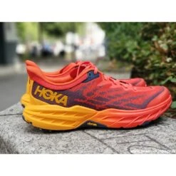 Hoka Soldes Magasin 22 HOKA Speedgoat 5 Homme Fiesta / Radiant Yellow