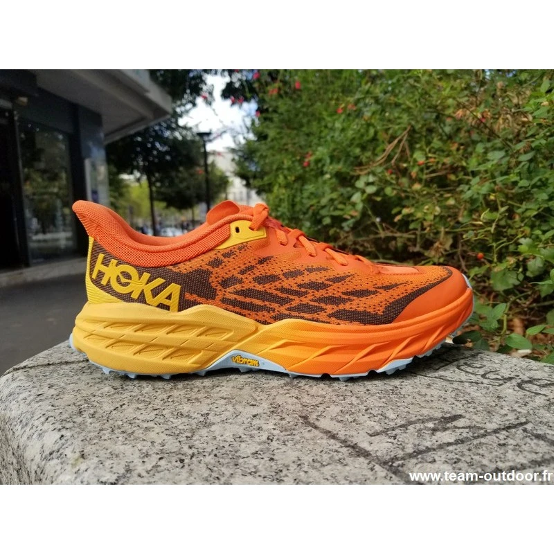 HOKA Speedgoat 5 Homme Puffin's Bill / Amber Yellow 2 HOKA Speedgoat 5 Homme Puffin's Bill / Amber Yellow – Image 2
