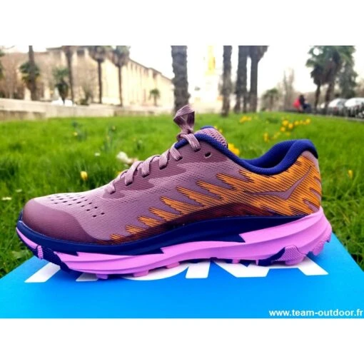 HOKA Torrent 3 Femme Wistful Mauve / Cyclamen – Image 2